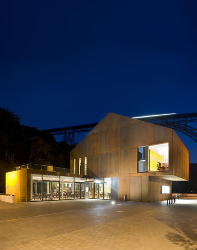 pool 2 architekten: brückenpark müngsten visitors center