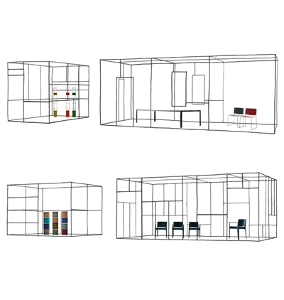 porro: immaterial house at milan design week 2011