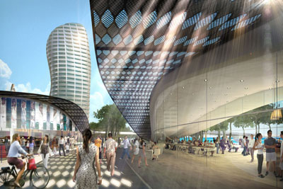 rimini waterfront by foster + partners