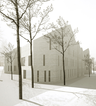 eriksen skajaa architects: shuffle haugerud center