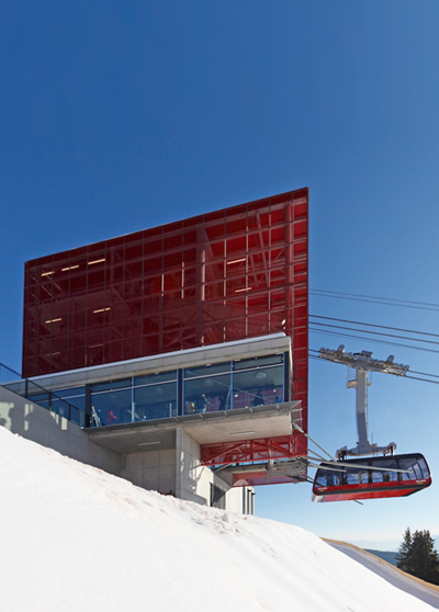roland baldi architekt: ski lift in monte ivigna
