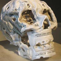 cassette tape skeleton