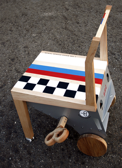 yu kwang soo: spiral spring chair