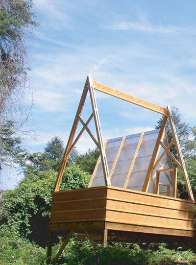 moskow linn architects: swamp hut