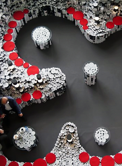 art HK VIP lounge by marc & chantel for swire