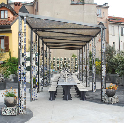 kris ruhs: 'the sculptural terrace' at carla sozzani gallery, milan