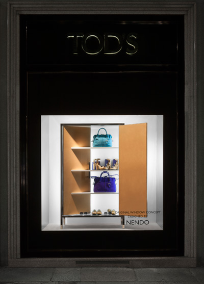 nendo: tod's window display