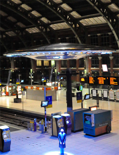ross lovegrove: UFO light for lille3000