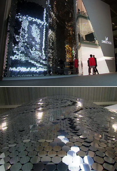 tokujin yoshioka: 'lake of shimmer' for swarovski at baselworld 09