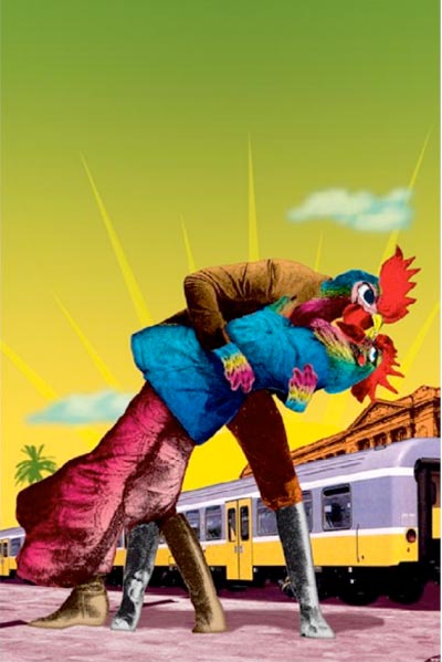 mixed media by canadian illustrator pierre paul pariseau