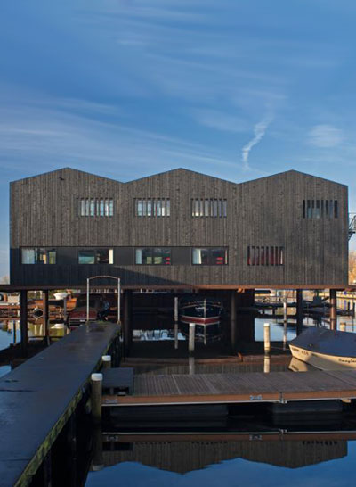 JagerJanssen architects + DREISSEN architects: restaurant and penthouse het bosch
