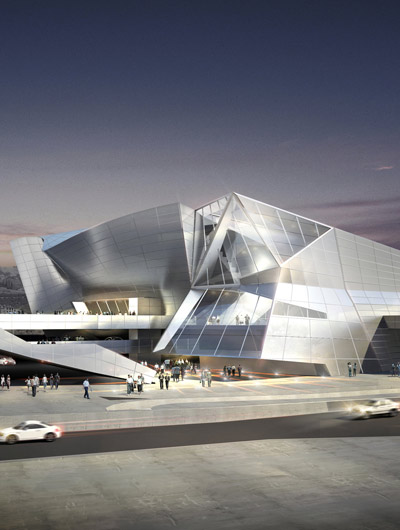 coop himmelb(l)au: riva del garda fair, italy