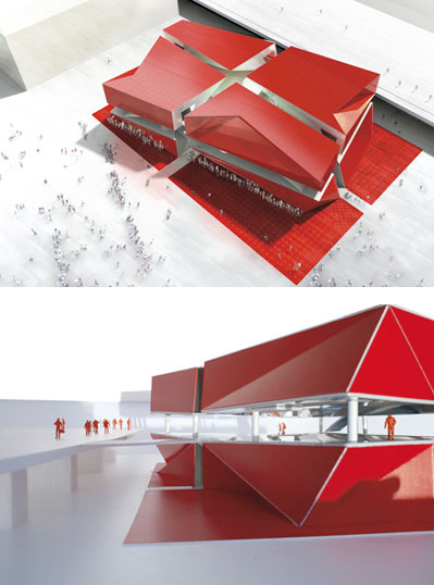 3XN: danish pavillion proposal for shanghai 2010