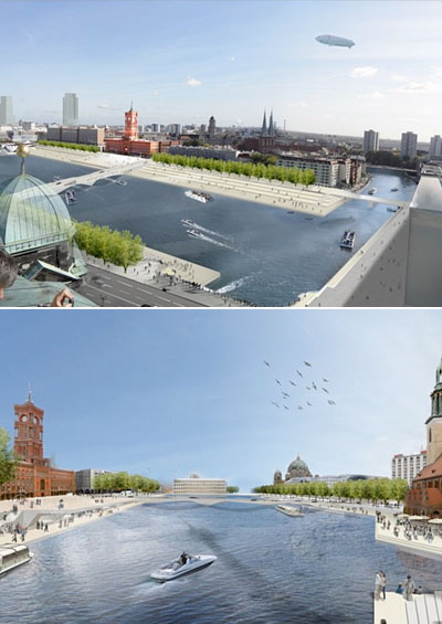 berlin town hall forum by kiefer/chipperfield/graft architects