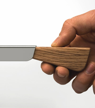 door handle with wedge by amos marchant   hands on door handles shortlist