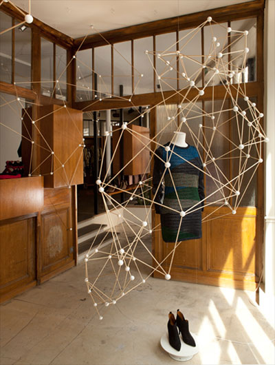 arnold goron: window display for isabel marant