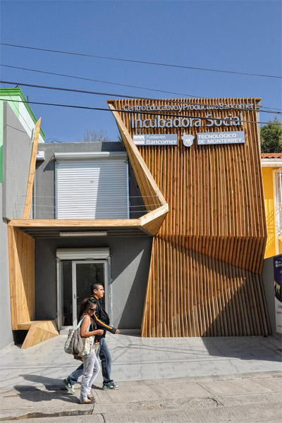 shine architecture: incubadora social ITESM bancomer