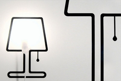 designboom shop: tall & tiny lamp stickers
