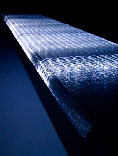 curiosity: 'mist bench' for tokyo fiber '09 senseware exhibition' at milan design week 09