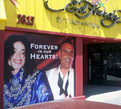 michael jackson clothing line with christian audigier unveiled