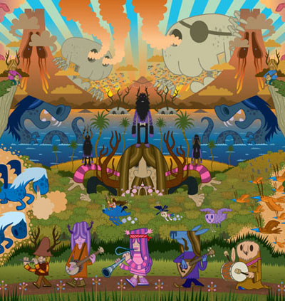 monsters inked exhibition at  idea generation gallery, london