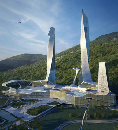 asymptote architecture: penang global city center