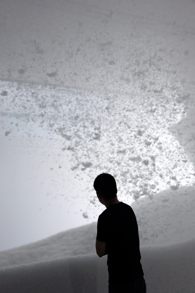 tokujin yoshioka for 'sensing nature' exhibition