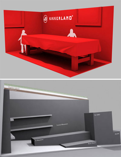 studio jan habraken designed 2 booths at ICFF