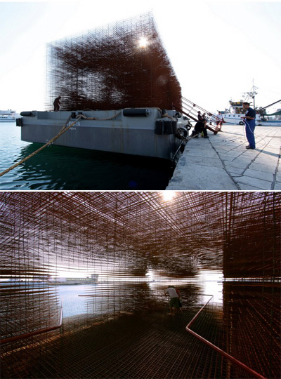 croatia's floating pavilion for venice architecture biennale
