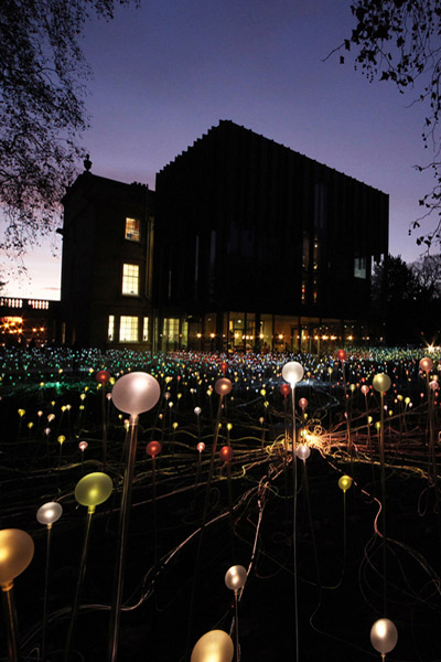 bruce munro: field of light at the holburne museum