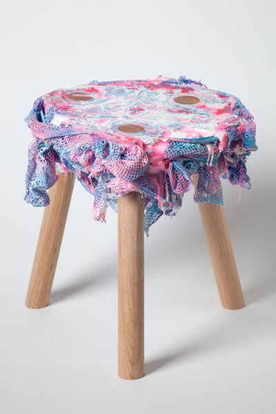 chen chen + kai williams: prototype 3 in house stool at design miami