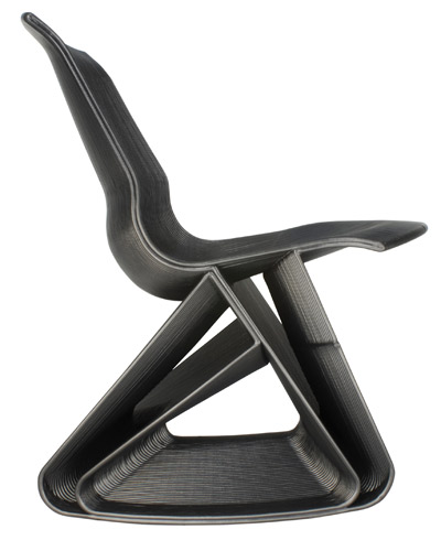 dirk vander kooij: endless saloon table + rocking chair