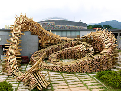 architectural ceramics old exhibition at clayarch gimhae museum