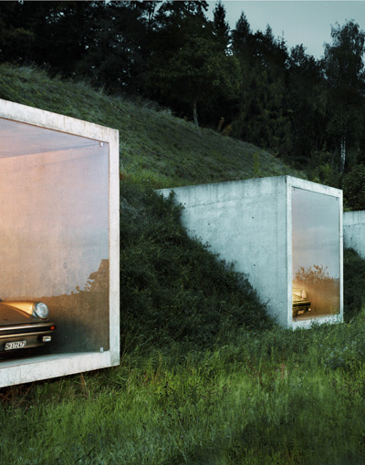 peter kunz architektur: garagenatelier in herdern