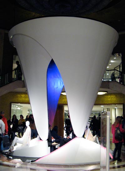 UNStudio installation for zara milan 2010