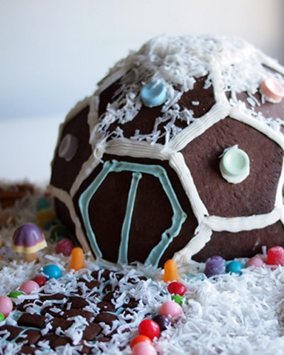 scout regalia: SR gingerbread geodesic dome