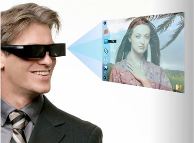 CES preview las vegas 09 : video eyeglasses