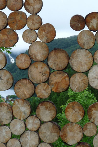 iván juárez + sandra garcía: fragmented landscape wall