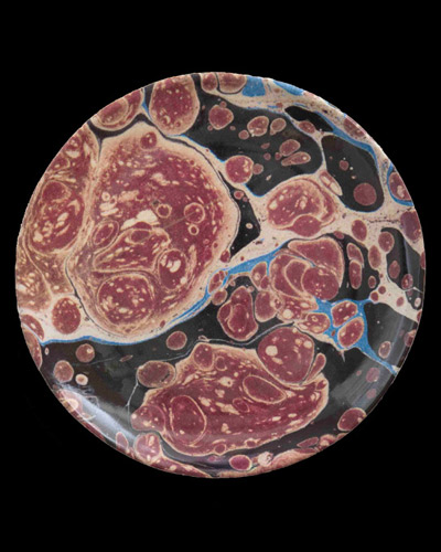 faux marble glazed terracotta tableware by astier de villatte