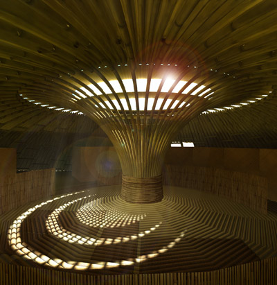 esan rahmani + mukul damle: bamboo pavilion