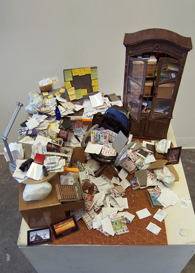 carrie m. becker: barbie trashes her dreamhouse