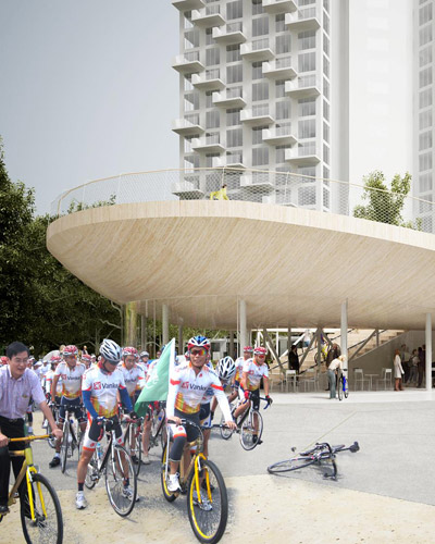 NL architects: bicycle club