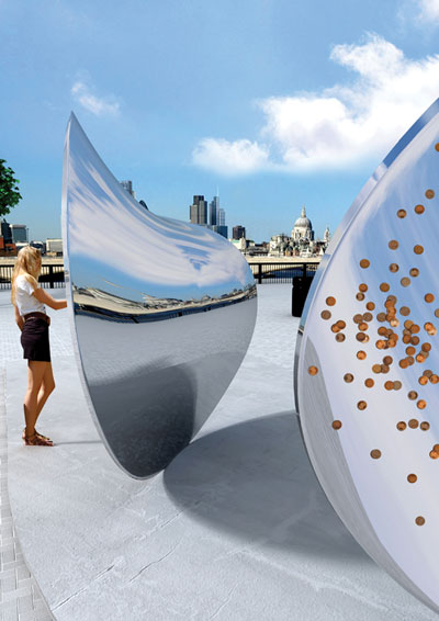 david chipperfield + paul cocksedge installations at london design festival 2010