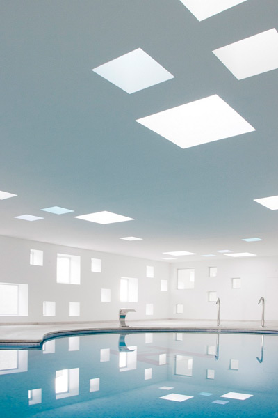 A2arquitectos: indoor pool for a hotel in majorca