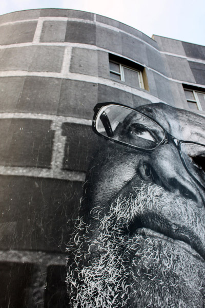 french street artist JR and the wrinkles of the city project