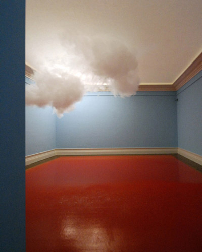 floating cloud installation by berndnaut smilde