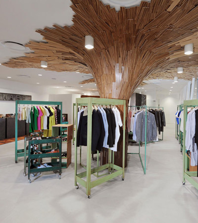 paul coudamy: fantastique canopée for comme des garçons