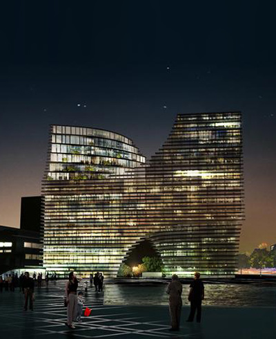 JDS architects: winning design for the hangzhou gateway