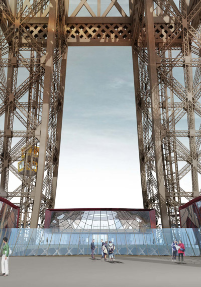 eiffel tower pavilions redesigned by moatti rivière architecture studio
