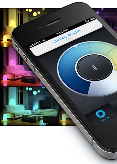 smartphone controlled LED lightbulbs by LIFX